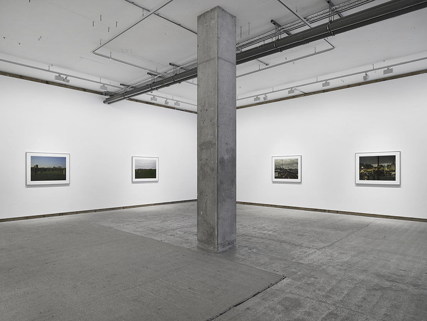 Installation view of John Riddy's exhibition 'Winter Landscape' at Frith Street Gallery in 2026