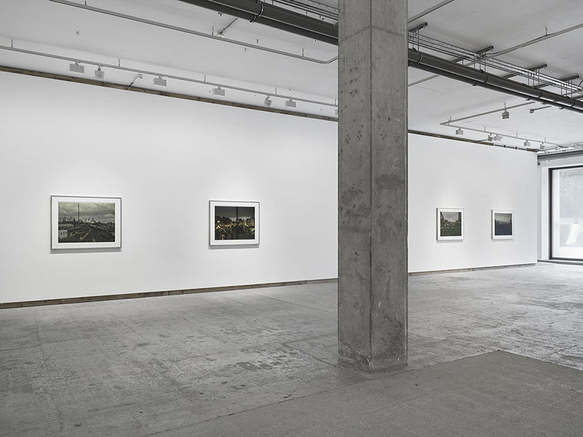 Installation view of John Riddy's exhibition 'Winter Landscape' at Frith Street Gallery in 2026