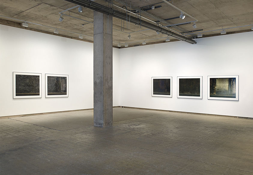 Installation view of John Riddy's exhibition "Half-light" at Frith Street Gallery in 2018