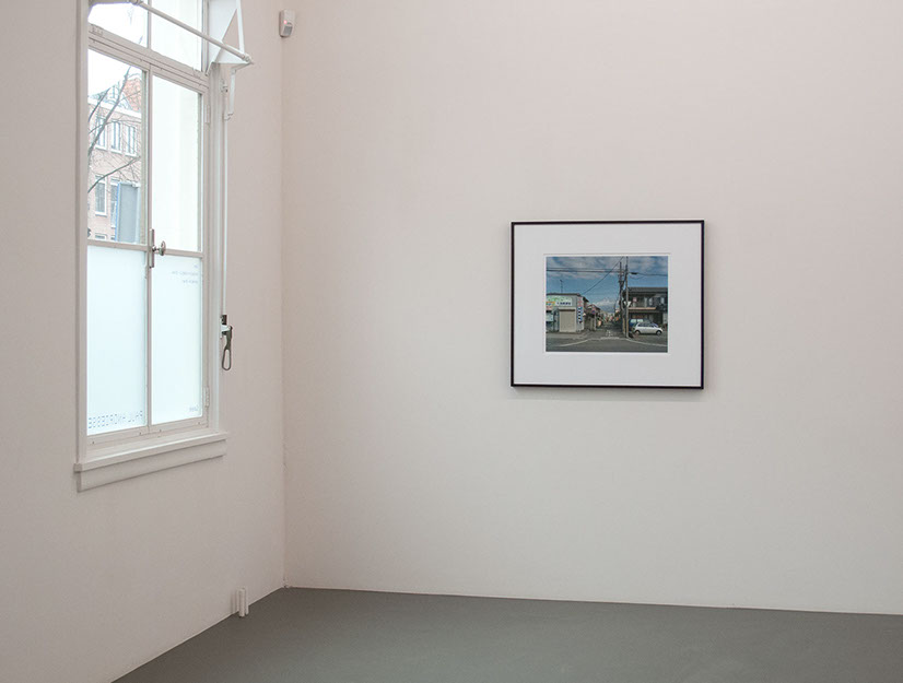 Installation view of John Riddy's exhibition 'Views from Shin-Fuji' at Galerie Paul Andriesse in 2010